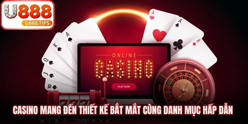 Casino mang đến thiết kế bắt mắt cùng danh mục trò chơi hấp dẫn